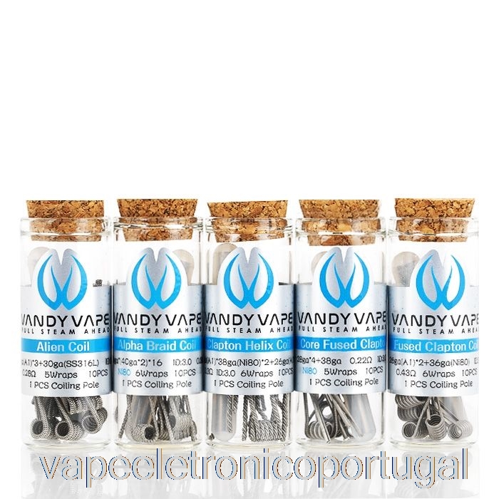 Vape Eletrônico Vandy Vape Desempenho Bobinas Pré-construídas 0.4ohm Ni80 24ga Bobina